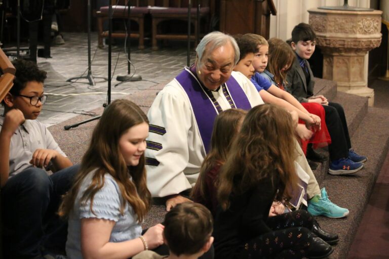 Visit from the Biship