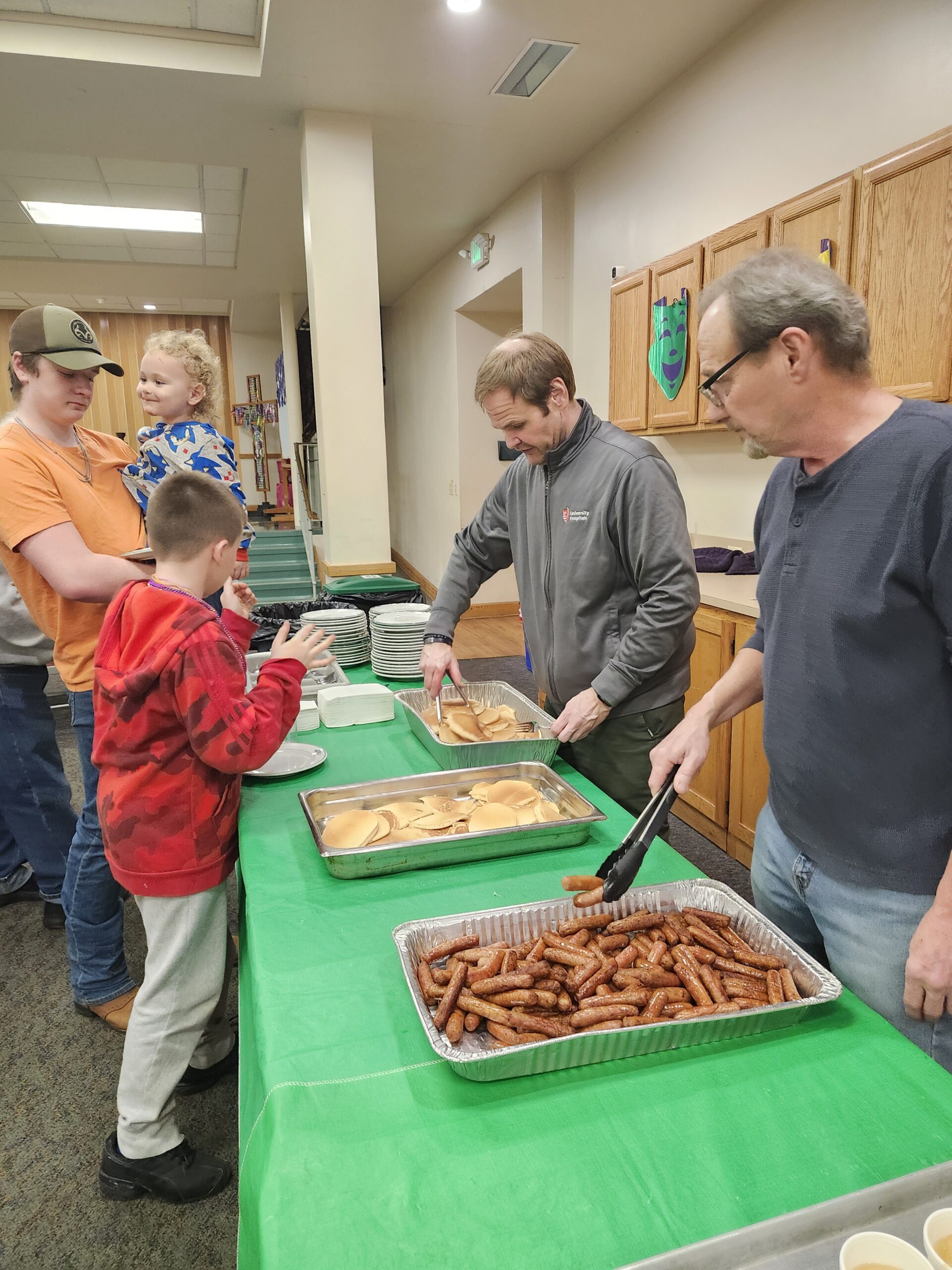 Mardi Gras Pancakes for Dinner
